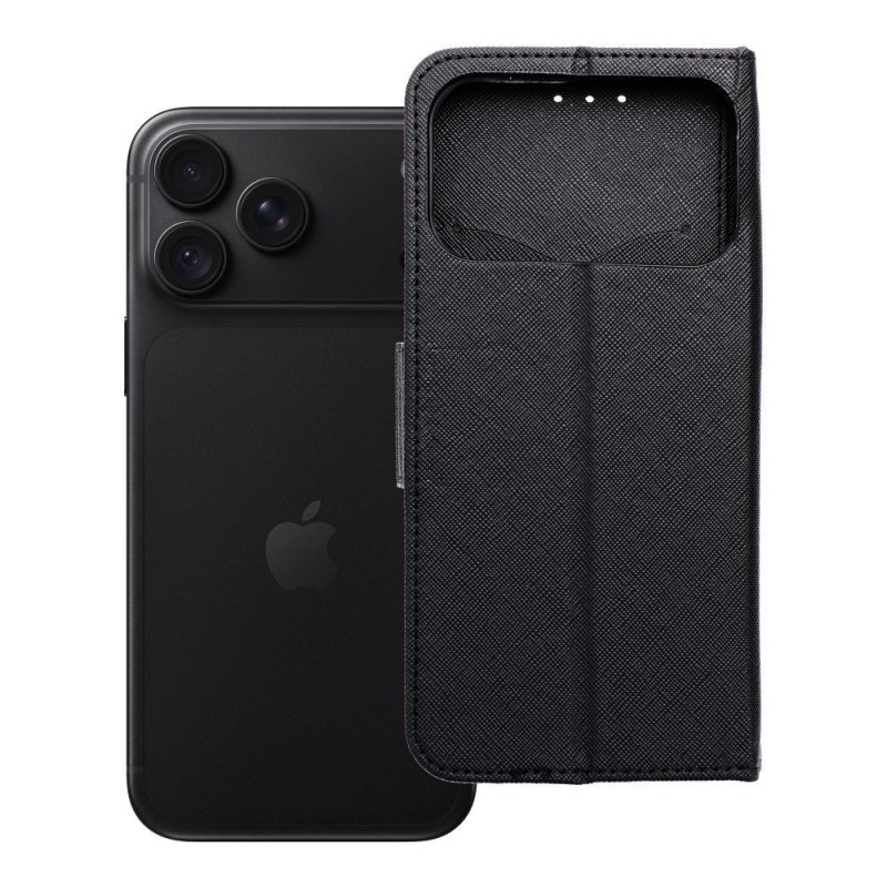 Flip case for iPhone 17 PRO MAX / 18 PRO MAX Fancy Book black Flip case for iPhone 17 PRO MAX / 18 PRO MAX Fancy Book black