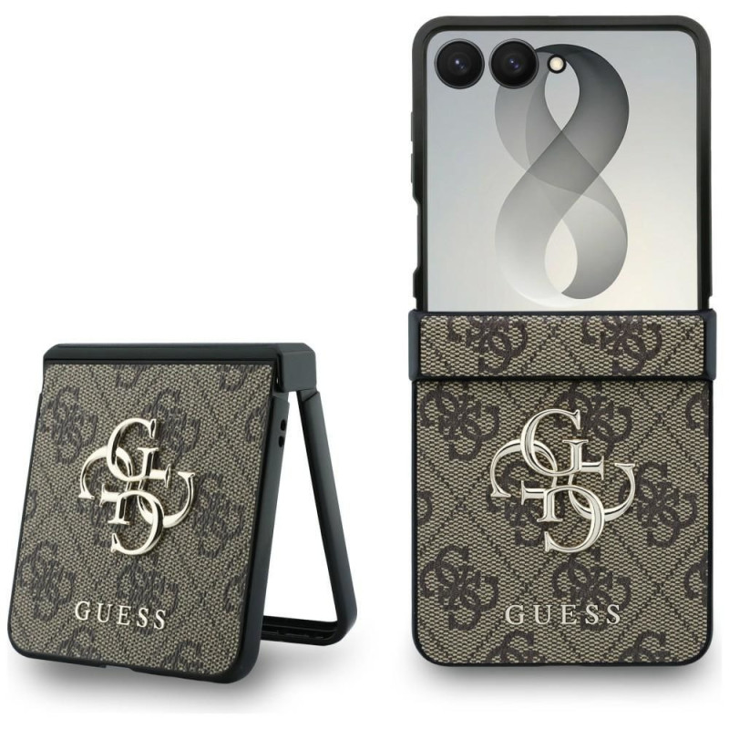 GUESS case for SAMSUNG GALAXY Z FLIP 8 (4G Big Logo) brown GUESS case for SAMSUNG GALAXY Z FLIP 8 (4G Big Logo) brown