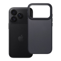 Case for iPhone 18 Pro / 17 Pro Carbon Elite Mag Cover compatible with MagSafe black