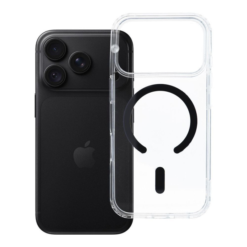 Case for iPhone 18 Pro / 17 Pro Drop Glue Colorful Ring Mag Cover compatible with MagSafe black Case for iPhone 18 Pro / 17 Pro Drop Glue Colorful Ring Mag Cover compatible with MagSafe black