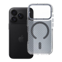 Case for iPhone 18 Pro / 17 Pro Fiber compatible with MagSafe gray
