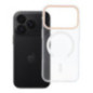 Case for iPhone 18 Pro / 17 Pro Go Orange compatible with MagSafe transparent Case for iPhone 18 Pro / 17 Pro Go Orange compatible with MagSafe transparent