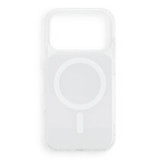 Case for iPhone 18 Pro / 17 Pro Clear Fusion Mag Cover compatible with MagSafe white