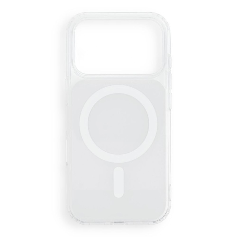Case for iPhone 18 Pro / 17 Pro Clear Fusion Mag Cover compatible with MagSafe white