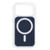 Case for iPhone 18 Pro / 17 Pro Clear Fusion Mag Cover compatible with MagSafe navy blue