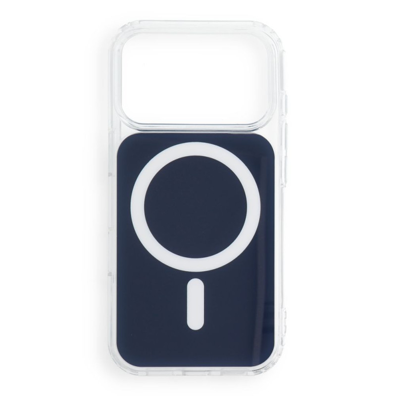 Case for iPhone 18 Pro / 17 Pro Clear Fusion Mag Cover compatible with MagSafe navy blue Case for iPhone 18 Pro / 17 Pro Clear Fusion Mag Cover compatible with MagSafe navy blue