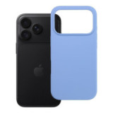 Case for iPhone 18 Pro / 17 Pro Silicone 2mm (big hole) light blue
