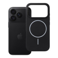 Case for iPhone 18 Pro / 17 Pro Silicone 2mm (big hole) compatible with MagSafe black