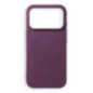 Case for iPhone 18 Pro / 17 Pro Silicone Mag Cover compatible with MagSafe (big hole) burgundy