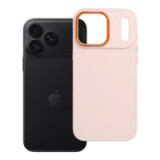 Case for iPhone 18 Pro Max / 17 Pro Max Frame powder pink
