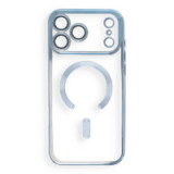 Case for iPhone 18 Pro Max / 17 Pro Max Electro Mag Cover compatible with MagSafe sky blue