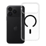 Case for iPhone 18 Pro Max / 17 Pro Max Drop Glue Colorful Ring Mag Cover compatible with MagSafe black