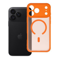 Case for iPhone 18 Pro Max / 17 Pro Max Full Matte Mag Cover compatible with MagSafe orange