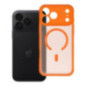 Case for iPhone 18 Pro Max / 17 Pro Max Full Matte Mag Cover compatible with MagSafe orange