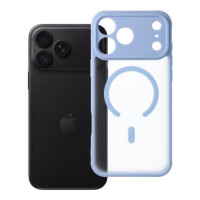 Case for iPhone 18 Pro Max / 17 Pro Max Full Matte Mag Cover compatible with MagSafe light blue