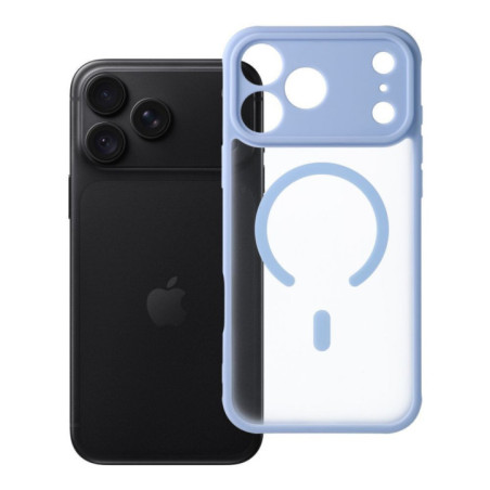 Case for iPhone 18 Pro Max / 17 Pro Max Full Matte Mag Cover compatible with MagSafe light blue