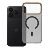 Case for iPhone 18 Pro Max / 17 Pro Max Go Orange compatible with MagSafe black