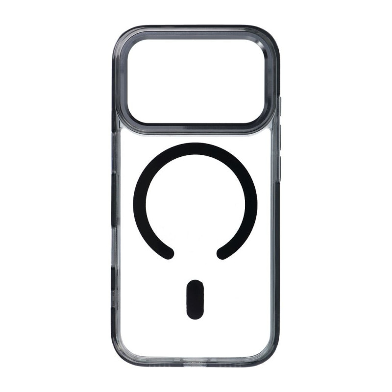 Case for iPhone 18 Pro Max / 17 Pro Max Frame Clear Hybrid Mag Cover compatible with MagSafe black Case for iPhone 18 Pro Max / 17 Pro Max Frame Clear Hybrid Mag Cover compatible with MagSafe black