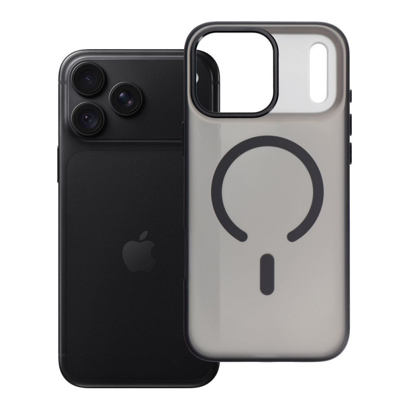 Case for iPhone 18 Pro Max / 17 Pro Max Flexline Mag Cover compatible with MagSafe black