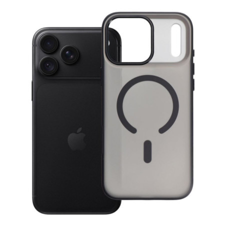Case for iPhone 18 Pro Max / 17 Pro Max Flexline Mag Cover compatible with MagSafe black