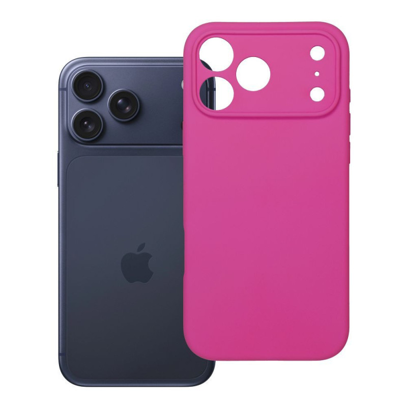 Case for iPhone 18 Pro Max / 17 Pro Max Silicone 2mm (big hole) pink Case for iPhone 18 Pro Max / 17 Pro Max Silicone 2mm (big hole) pink