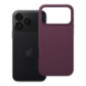 Case for iPhone 18 Pro Max / 17 Pro Max Silicone 2mm (big hole) burgundy