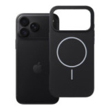 Case for iPhone 18 Pro Max / 17 Pro Max Silicone 2mm (big hole) compatible with MagSafe black
