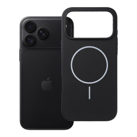 Case for iPhone 18 Pro Max / 17 Pro Max Silicone 2mm (big hole) compatible with MagSafe black