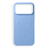 Case for iPhone 18 Pro Max / 17 Pro Max Silicone Mag Cover compatible with MagSafe (big hole) light blue