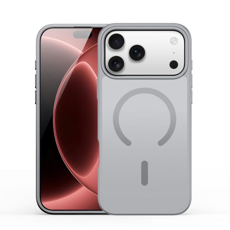 DUX DUCIS case YIND compatible with MagSafe for iPhone 18 Pro / 17 Pro (Open Ring Version) grey DUX DUCIS case YIND compatible with MagSafe for iPhone 18 Pro / 17 Pro (Open Ring Version) grey