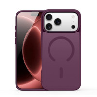 DUX DUCIS case YIND compatible with MagSafe for iPhone 18 Pro Max / 17 Pro Max (Open Ring Version) dark cherry