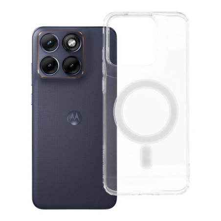 Case for Motorola Edge 70 Fusion Clear Mag Cover (MID) compatible z MagSafe transparent