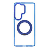 Case for Samsung S26 Ultra Frame Circle Stand compatible with MagSafe navy blue