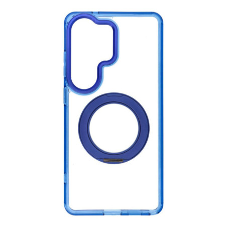 Case for Samsung S26 Ultra Frame Circle Stand compatible with MagSafe navy blue