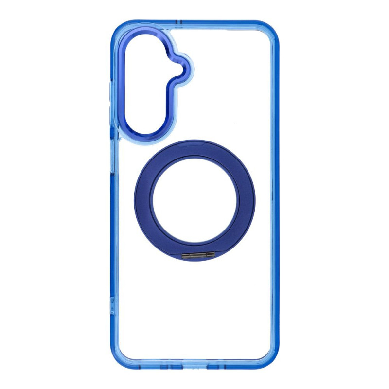 Case for Samsung A17 / A18 Frame Circle Stand compatible with MagSafe navy blue