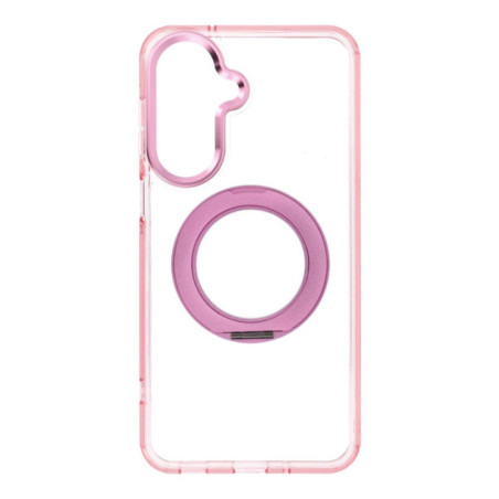 Case for Samsung A27 Frame Circle Stand compatible with MagSafe pink