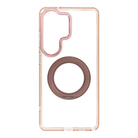 Case for Samsung S26 Ultra Frame Circle Stand compatible with MagSafe gold
