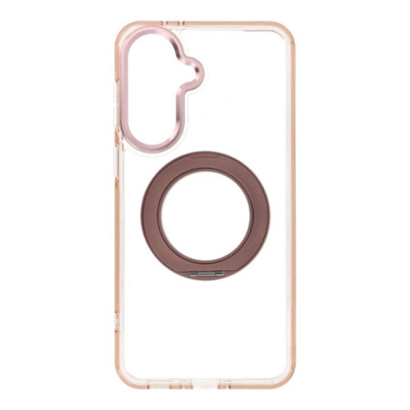 Case for Samsung A37 Frame Circle Stand compatible with MagSafe gold