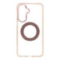 Case for Samsung A37 Frame Circle Stand compatible with MagSafe gold