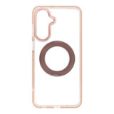 Case for Samsung A17 / A18 Frame Circle Stand compatible with MagSafe gold
