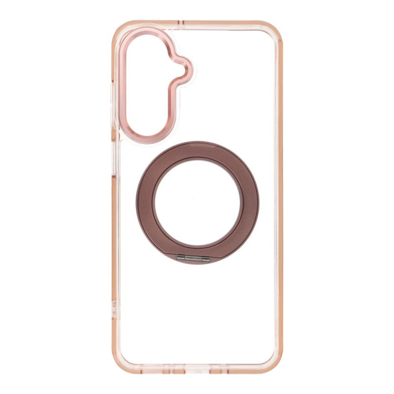Case for Samsung A17 / A18 Frame Circle Stand compatible with MagSafe gold