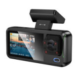 Dash cam for car with screen 2" 720p/30fps + interior camera 480p/30fps + rear camera 480p/30fps DV15 black