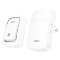 Battery-free wireless doorbell 230V Hoco HI26 white
