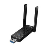 Network card WiFi 6 USB A (2 antennas) Hoco HI34 black