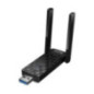 Network card WiFi 6 USB A (2 antennas) Hoco HI34 black Network card WiFi 6 USB A (2 antennas) Hoco HI34 black