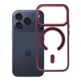 Case for iPhone 18 Pro / 17 Pro Color Edge Mag Cover compatible with MagSafe burgundy