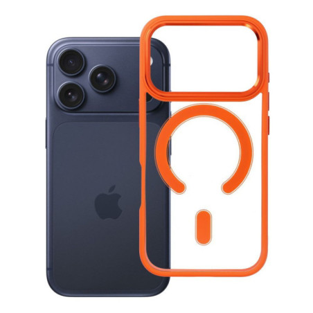 Case for iPhone 18 Pro / 17 Pro Color Edge Mag Cover compatible with MagSafe orange