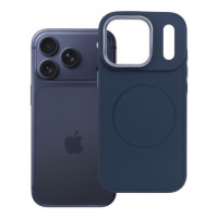 Case for iPhone 18 Pro / 17 Pro Frame Mag Cover compatible with MagSafe navy blue