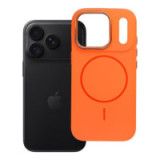 Case for iPhone 18 Pro / 17 Pro Frame Mag Cover compatible with MagSafe orange