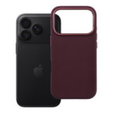 Case for iPhone 18 Pro / 17 Pro Forcell F-Protect Frame Premium compatible with Magsafe dark cherry